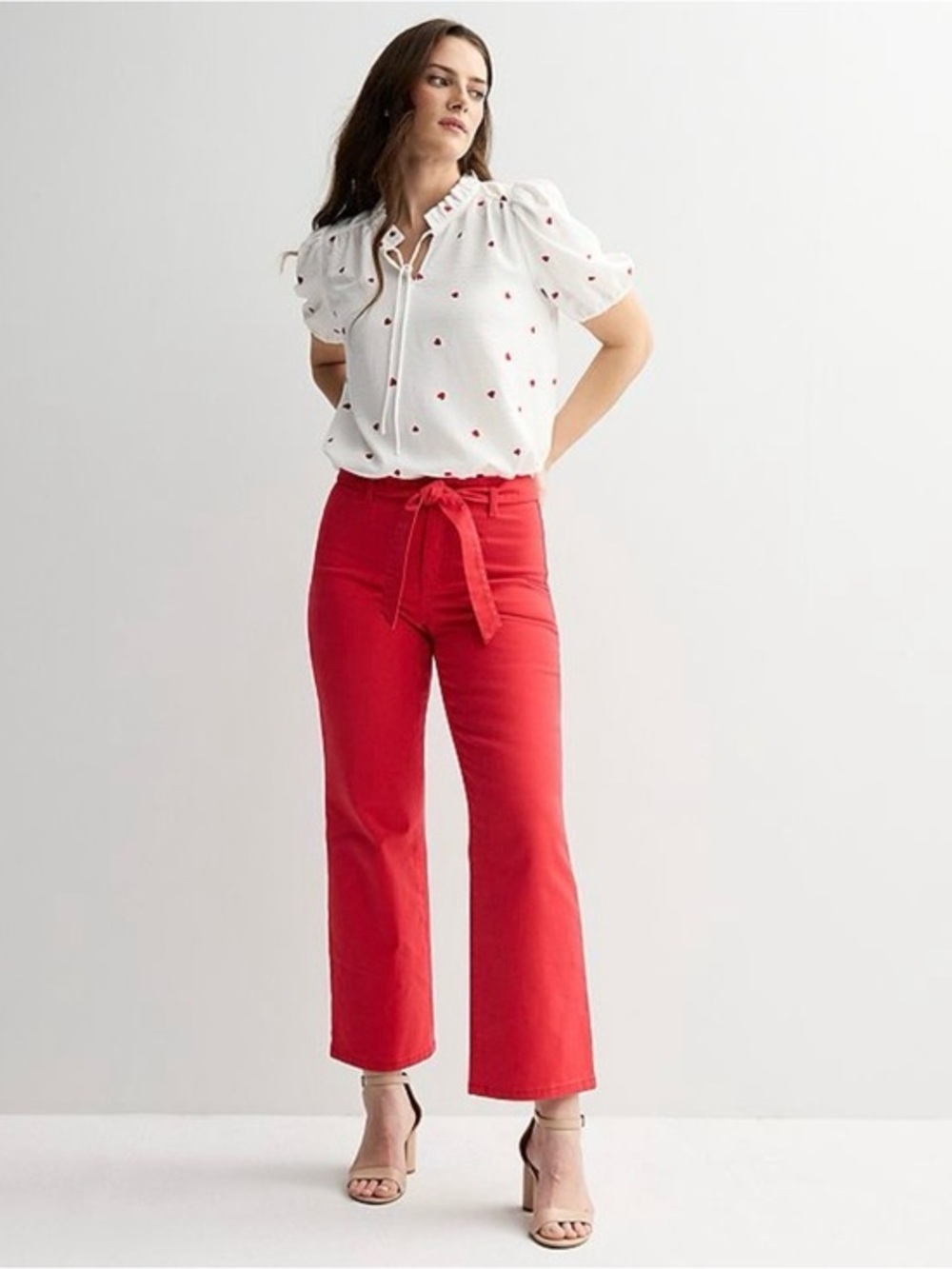 NEW…Draper James Wide-Leg Tie-Waist Pants